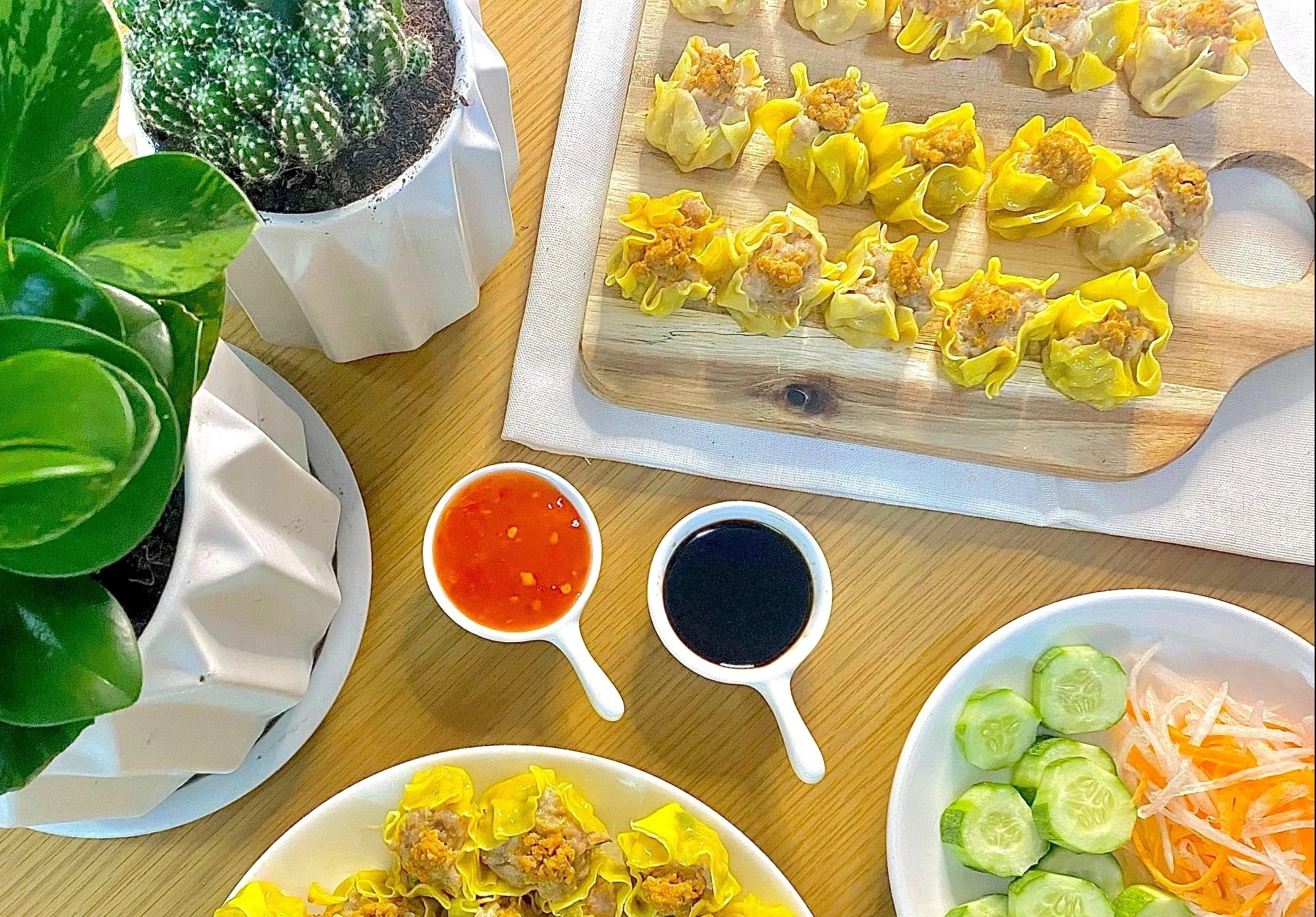 3 mon xiu mai la vi cho bua sang hinh anh