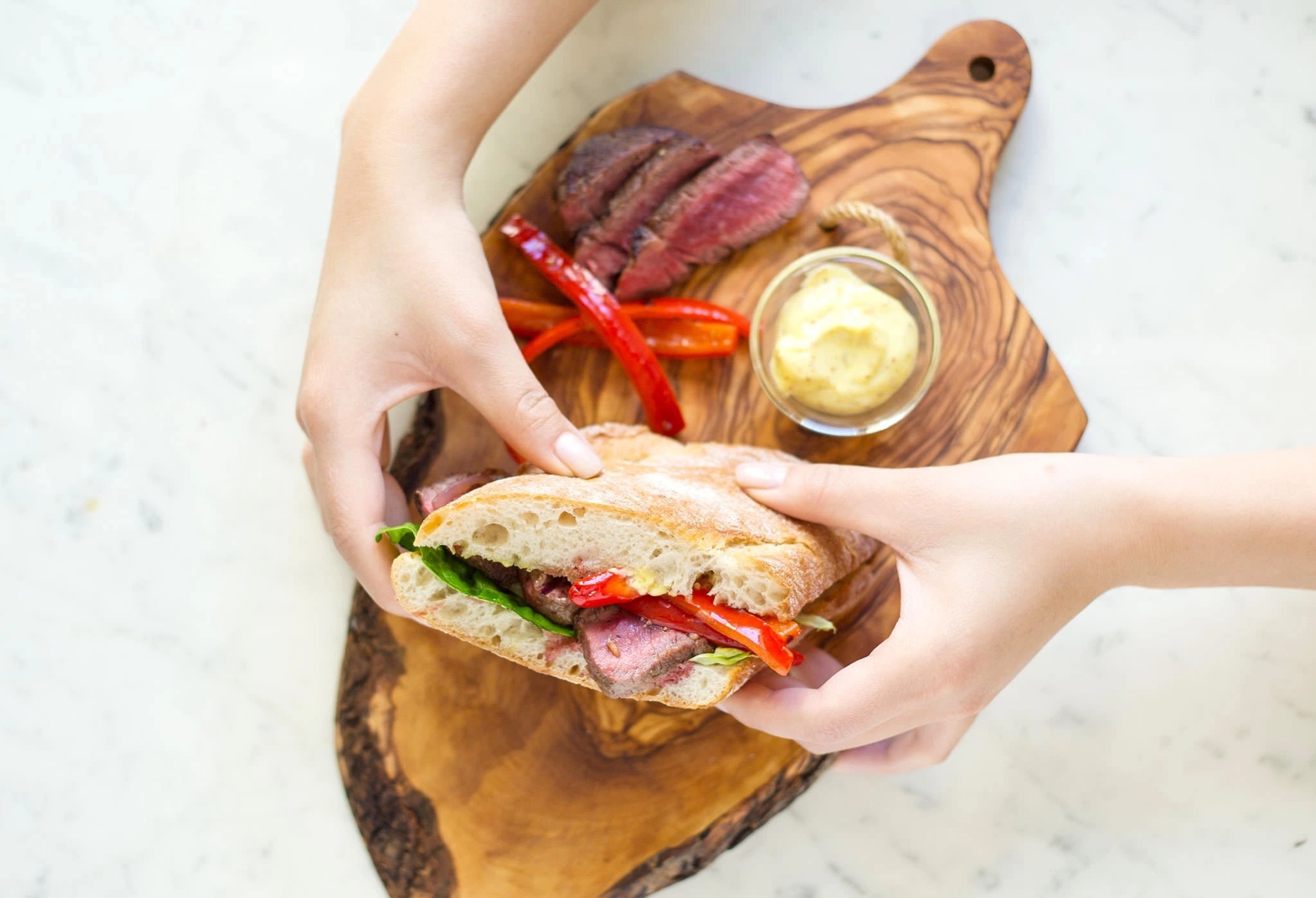 Cách làm bánh mì kẹp thịt ảnh 1 Cach lam banh mi kep thit anh 1