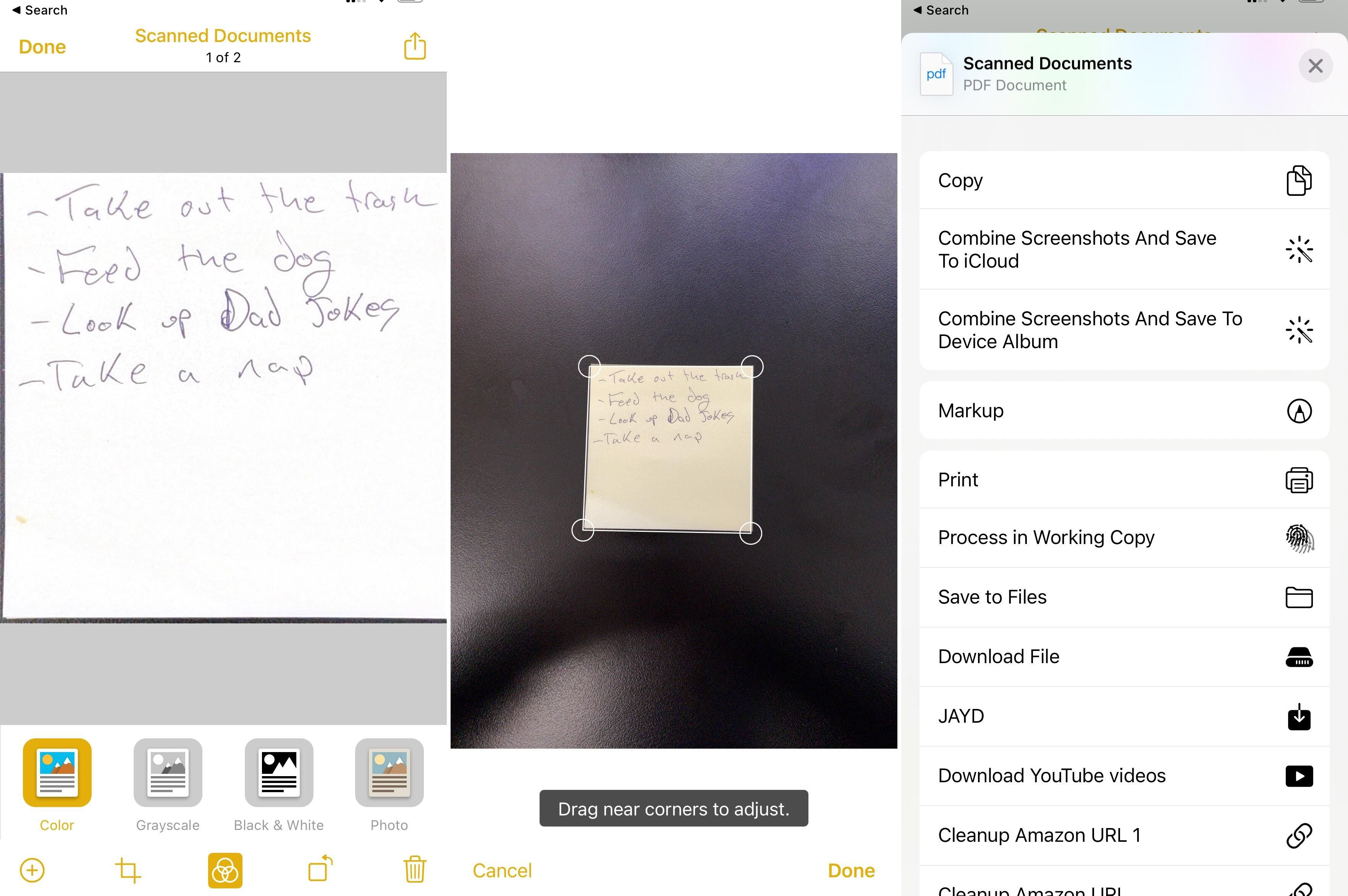 iPhone,  iPad,  iOS,  scan,  tai lieu,  Notes,  ghi chu anh 3