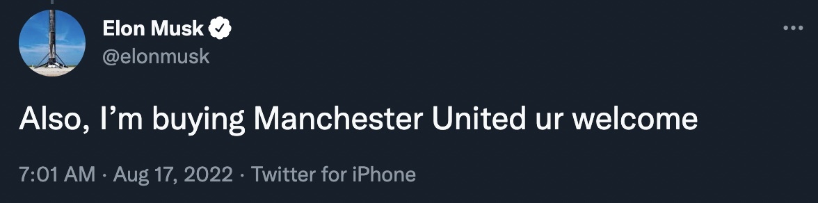 Elon Musk mua Manchester United anh 1