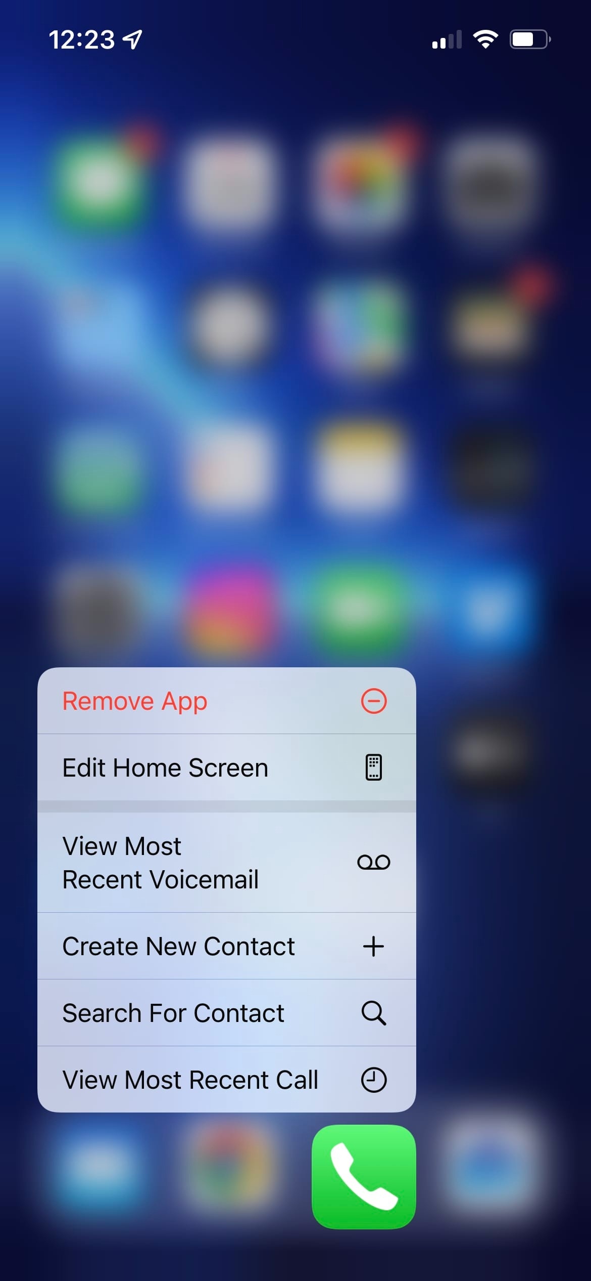 Menu ẩn trên iPhone ảnh 1 Menu an tren iPhone anh 1