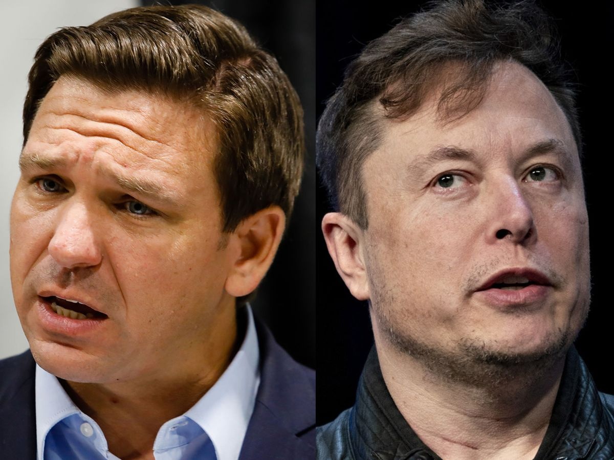 Thong doc DeSantis benh vuc Elon Musk, chi trich Apple hinh anh
