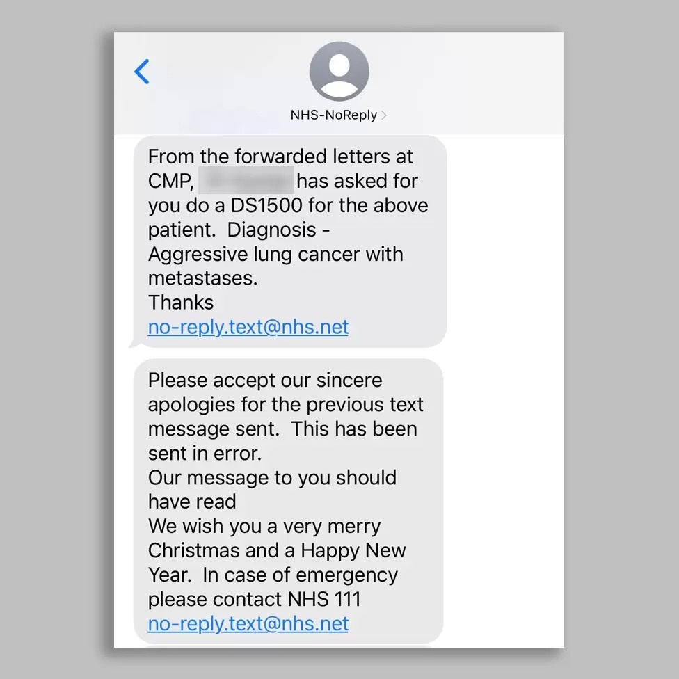 Benh vien nhan tin nham anh 1