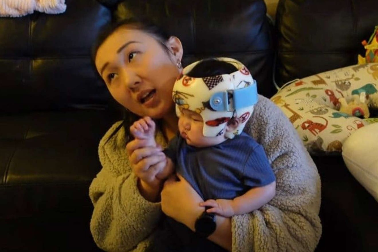 Trung Quoc ro trao luu bo me bit mieng, bo dau con de lam dep hinh anh