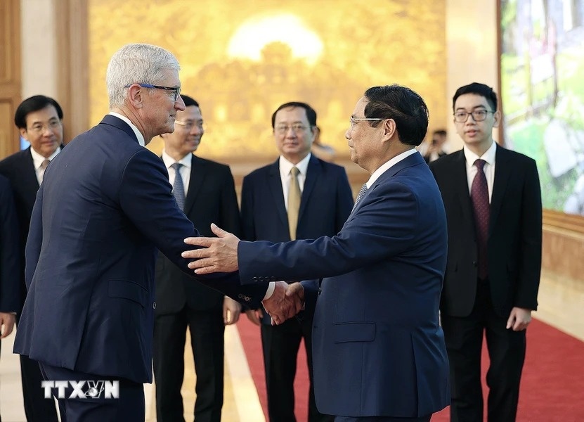 Thu tuong tiep Tim Cook anh 1