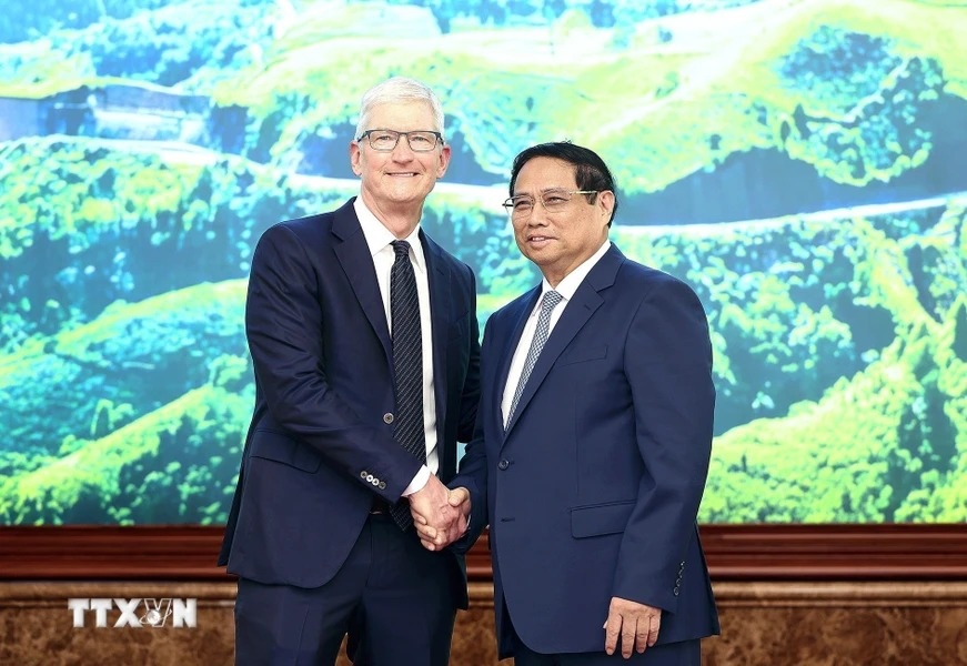 Thu tuong tiep Tim Cook anh 2