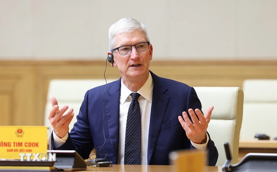 Thu tuong tiep Tim Cook anh 4