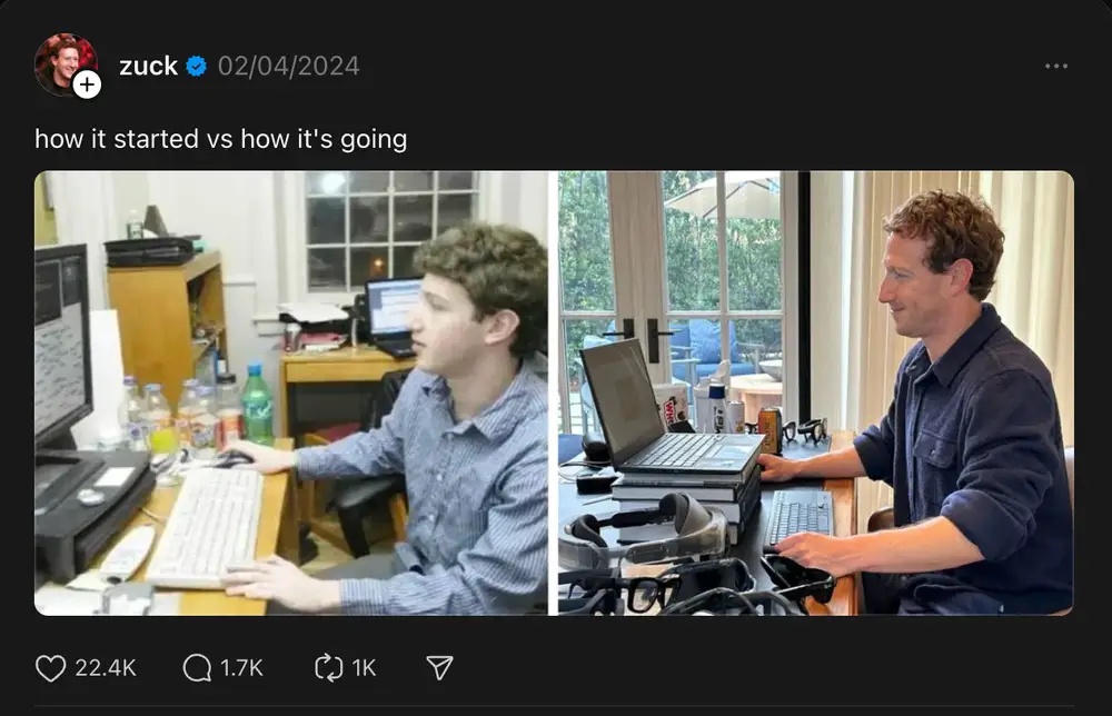 Dao anh cu Mark Zuckerberg anh 1