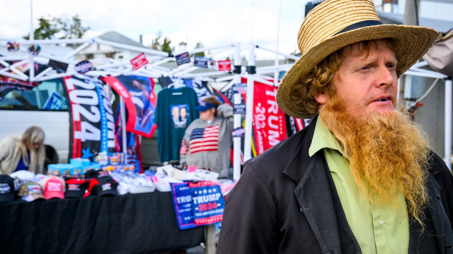 Amish bau Donald Trump anh 1