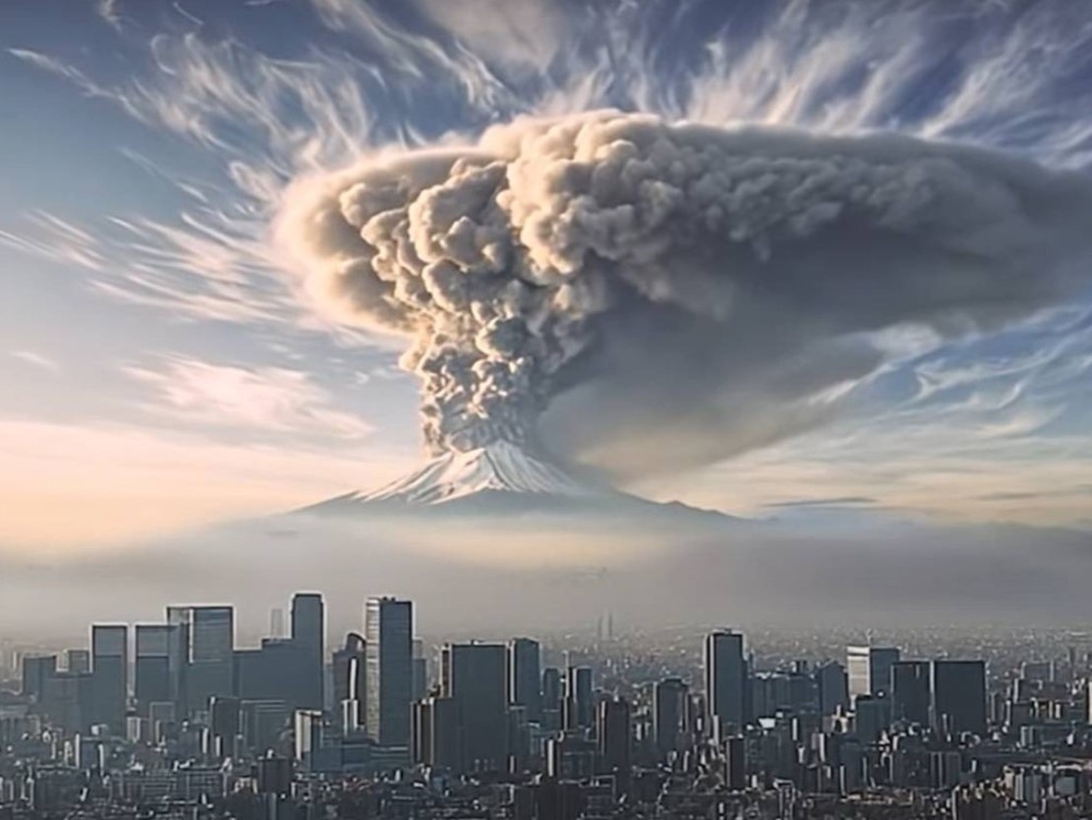 Kich ban tham hoa khi nui Phu Si phun trao hinh anh