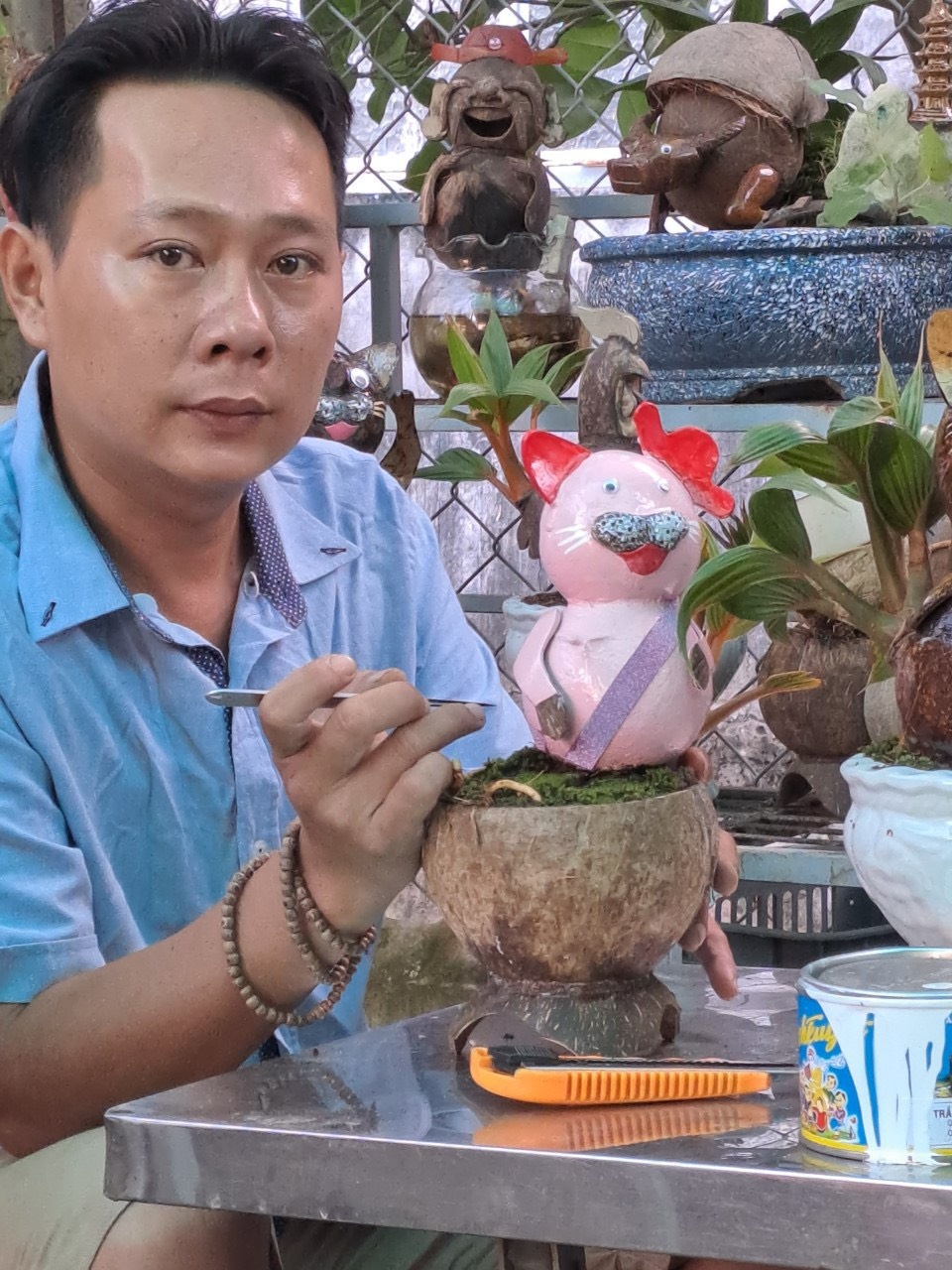 bonsai hinh meo anh 1