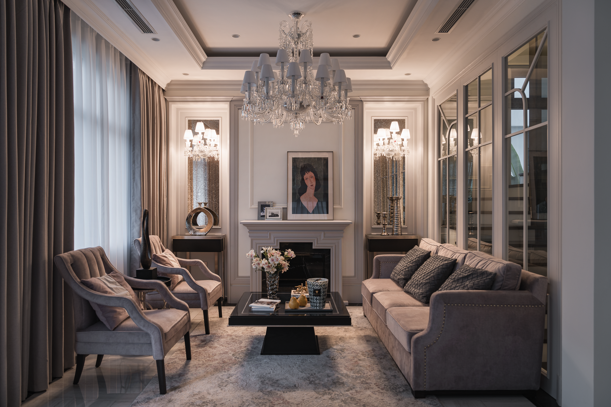 Ben trong can biet thu 36 ty dong chi de nghi cuoi tuan hinh anh