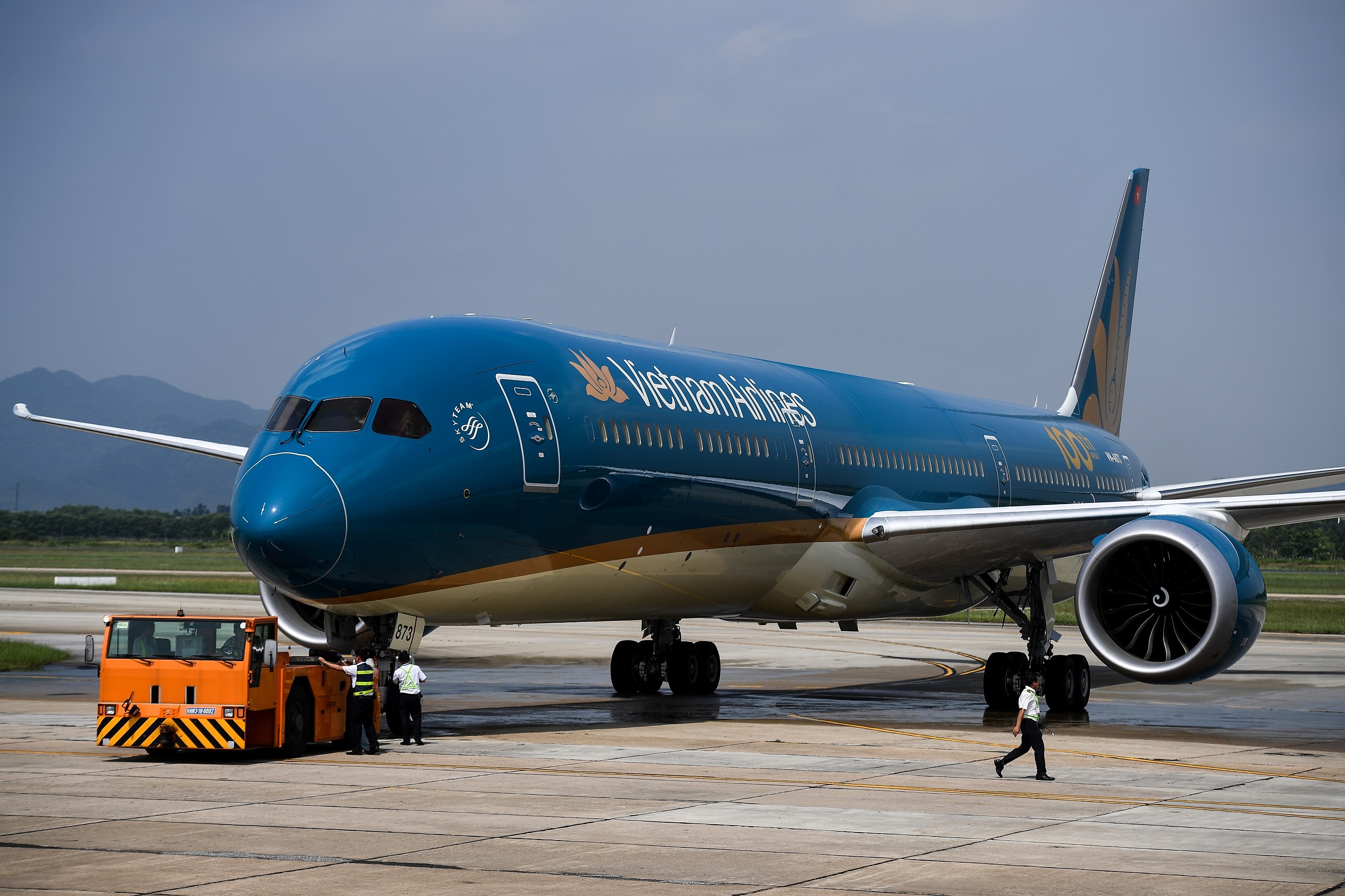 Co phieu Vietnam Airlines 'bay cao' trong ngay thi truong lao doc hinh anh