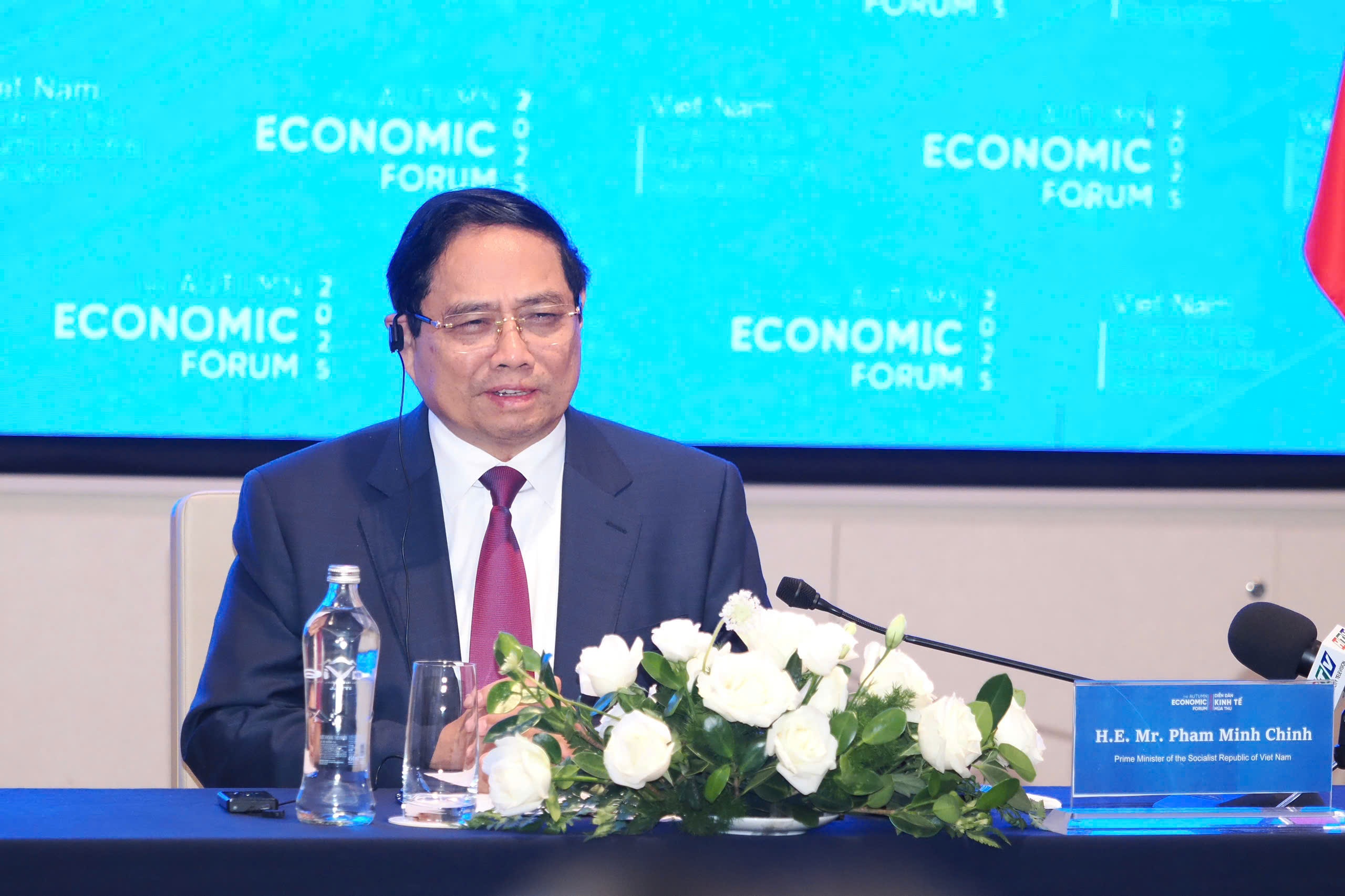 Thu tuong tiep dai dien cac tap doan tai chinh hang dau the gioi hinh anh