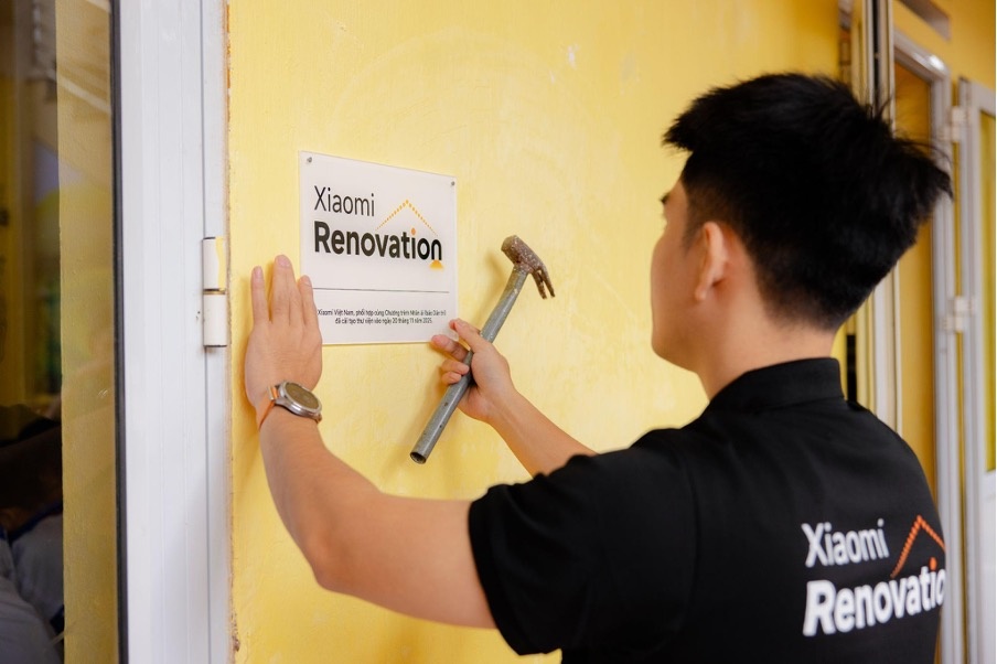 Xiaomi Renovation 2025: Hanh trinh tai thiet truong hoc sau bao lu hinh anh