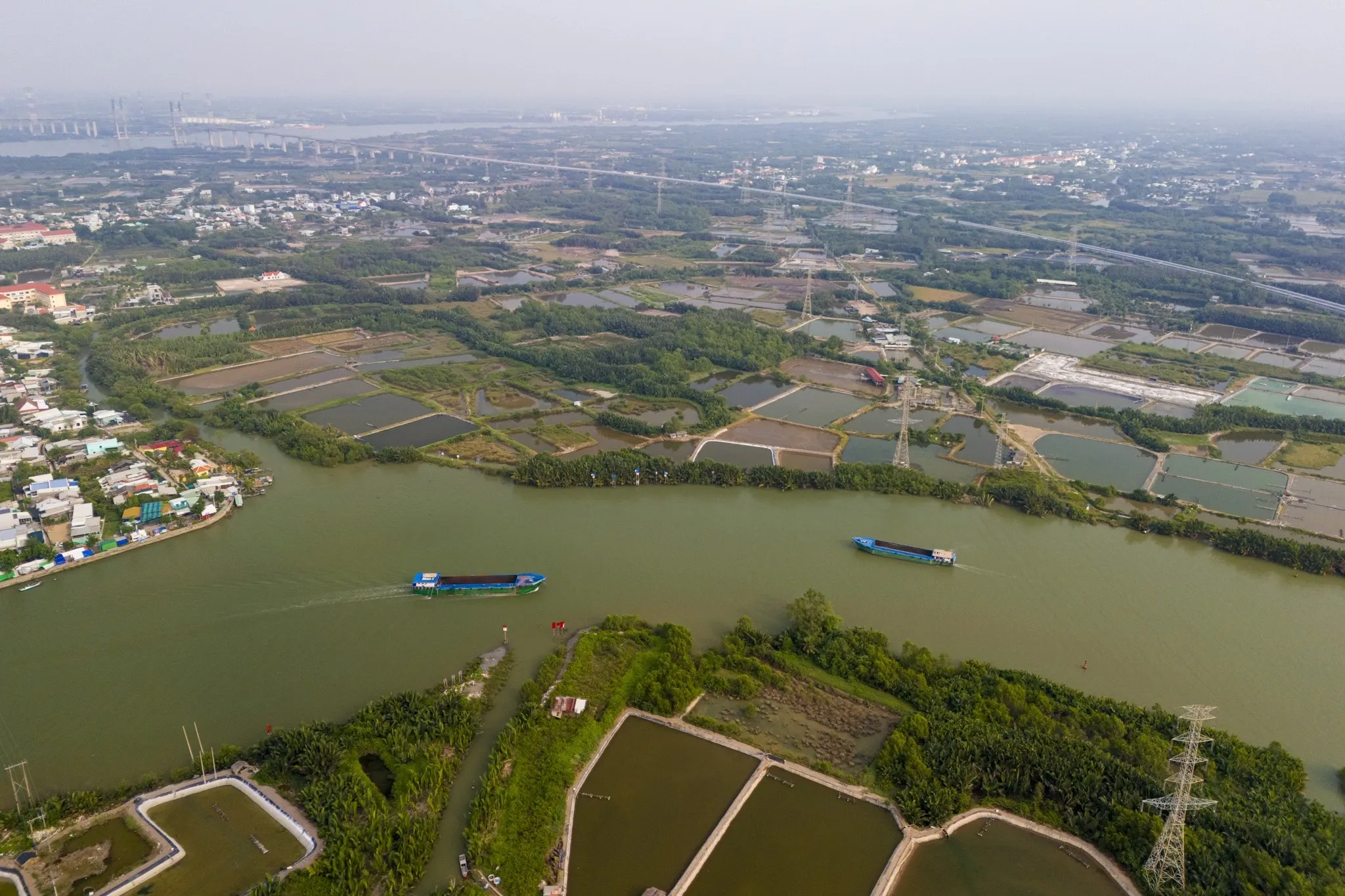 TP.HCM thuc tien do cau Can Gio hinh anh