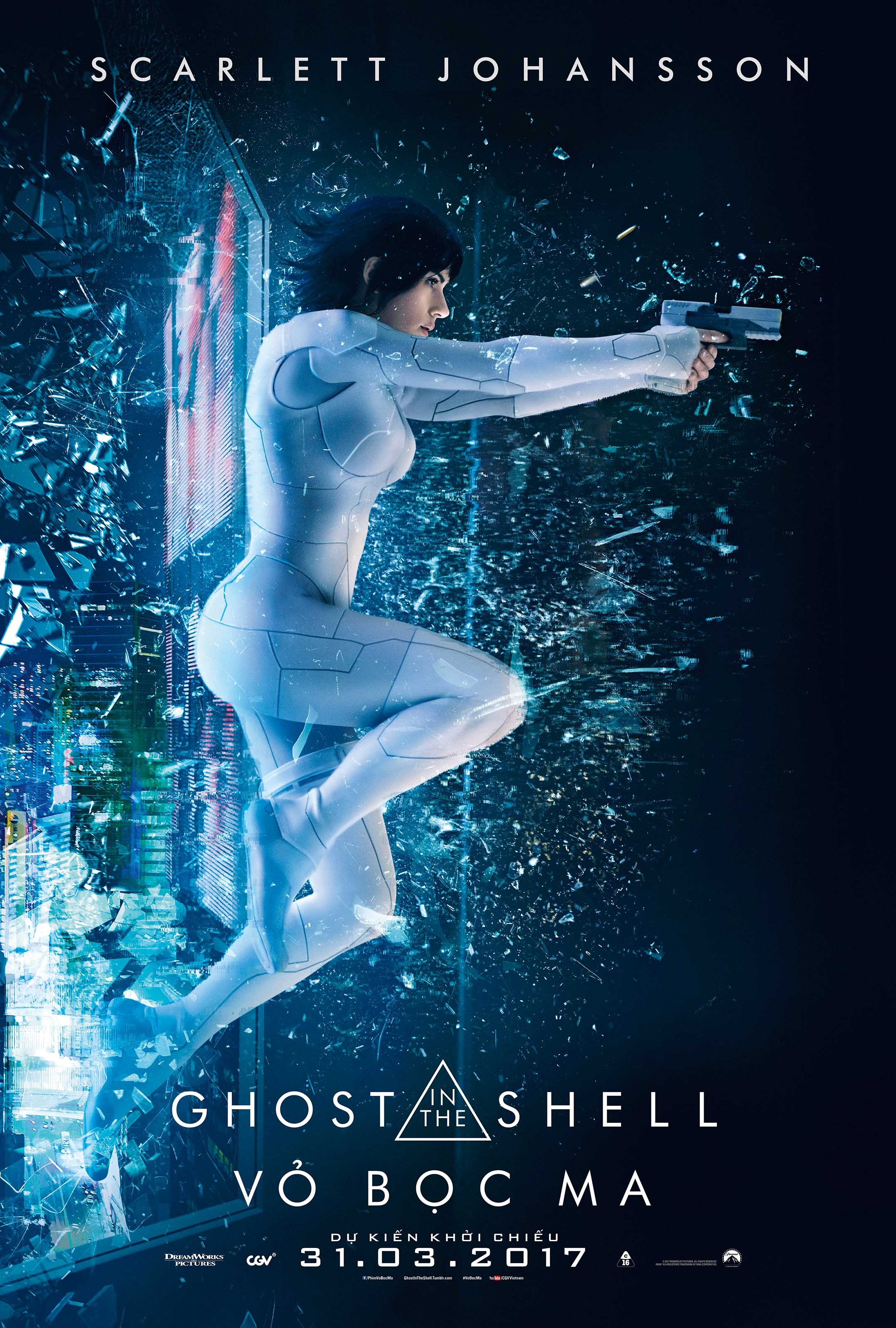 tao hinh Scarlett Johansson Ghost in the Shell anh 1