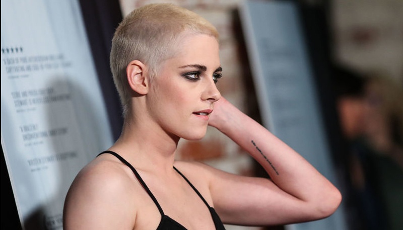 Kristen Stewart xuat hien voi dau troc loc o su kien hinh anh