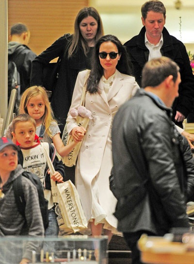 Angelina Jolie va cac con anh 7