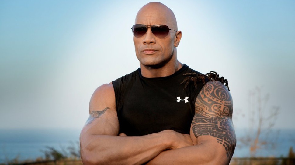 Pha hanh dong dang nho cua The Rock trong Fast and Furious 7 hinh anh