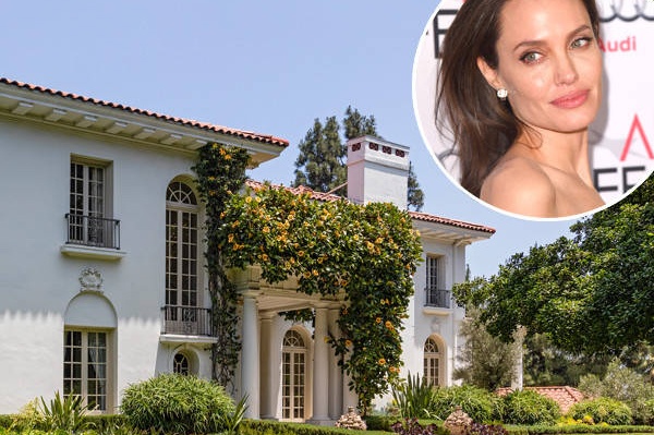 Angelina Jolie chi 25 trieu USD mua biet thu moi gan nha Brad Pitt hinh anh