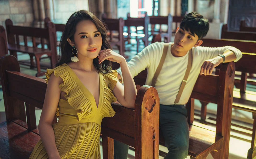 Jun Pham hoa than thu sinh ngot ngao trong MV moi hinh anh