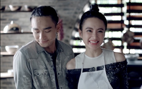 Glee: Angela Phuong Trinh bat dau mui long truoc tinh cam cua Huu Vi hinh anh