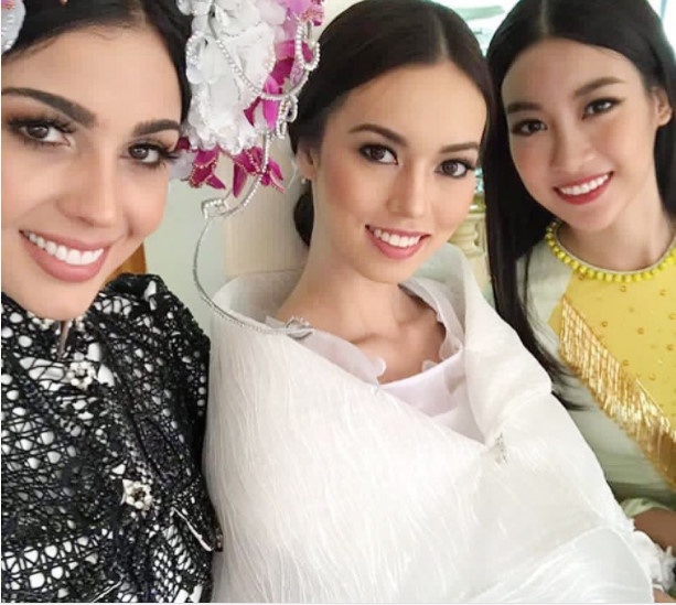 My Linh thi hoa hau the gioi anh 9