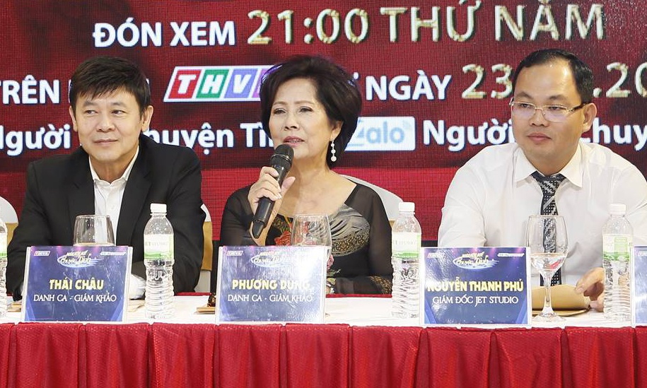 Danh ca Phuong Dung va Thai Chau lam giam khao game show moi hinh anh