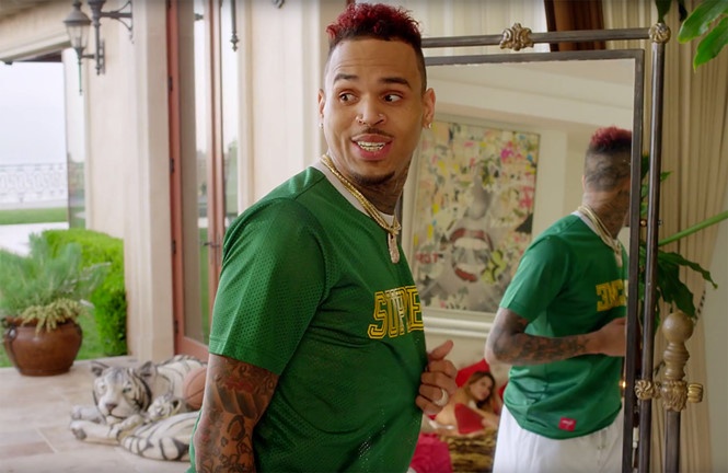 Ed Sheeran Kendall Jenner dong MV Chris Brown anh 2