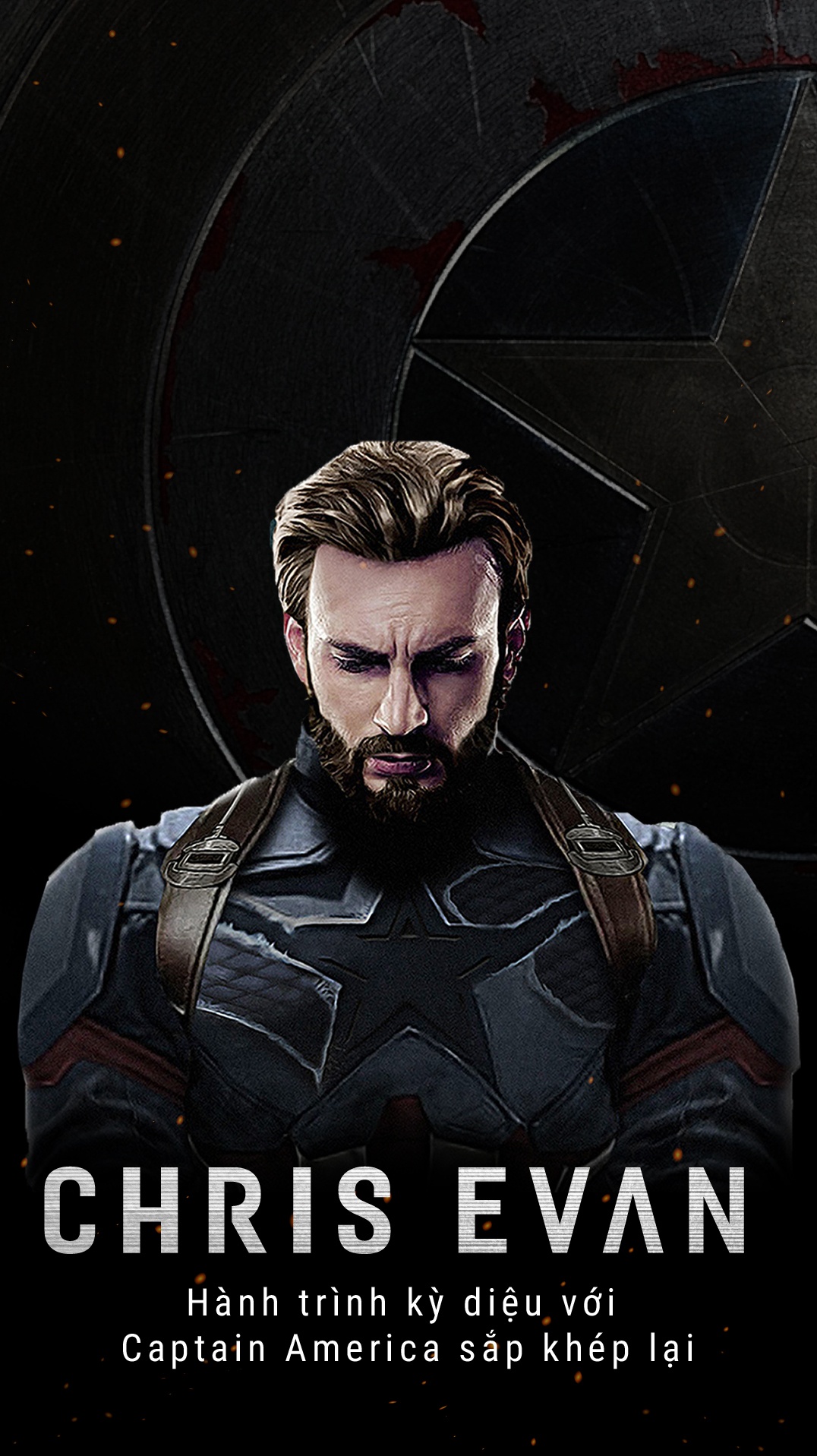 Chris Evans chia tay Captain America anh 1
