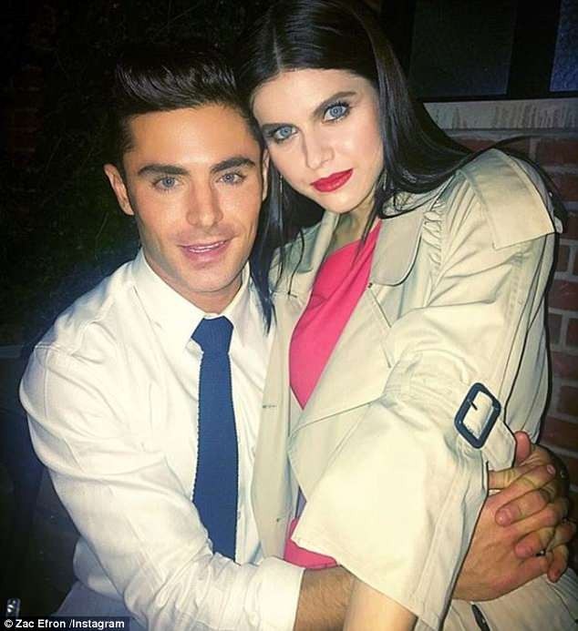 Zac Effron hen ho Alexandra Daddario anh 2