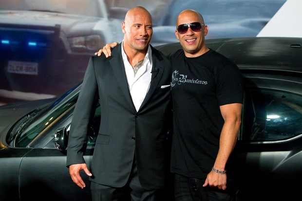 The Rock va Vin Diesel anh 2