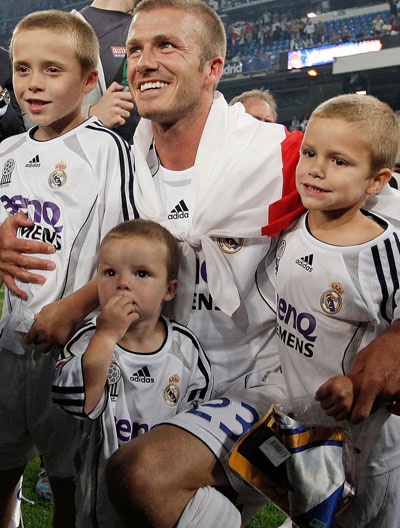 gia dinh 20 nam cua David Beckham anh 3