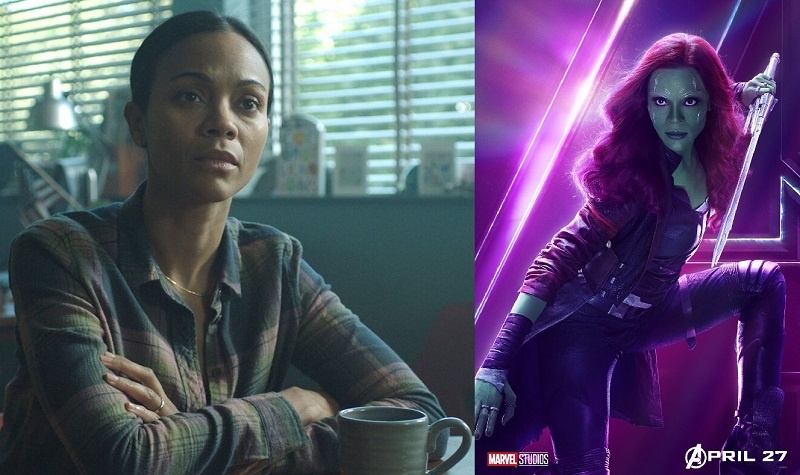 Gamora cua 'Avengers' tai xuat trong phim dai chien voi ga khong lo hinh anh