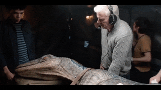 Hau truong 'Jurassic World 2' voi nhung mo hinh khung long giong that hinh anh