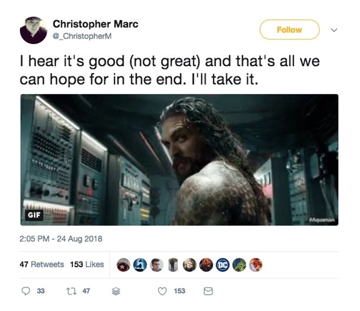 phan ung som voi Aquaman anh 1