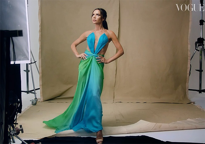 gia dinh Beckham tren tap chi Vogue anh 8