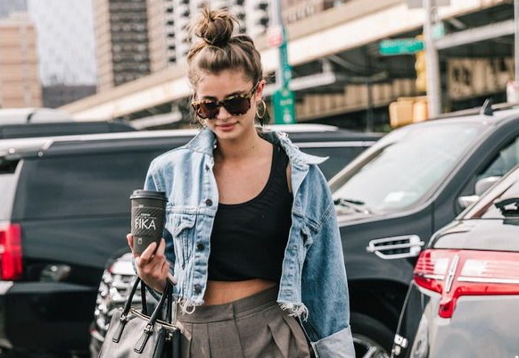 Street style hut mat cua dan thien than Victoria's Secret hinh anh