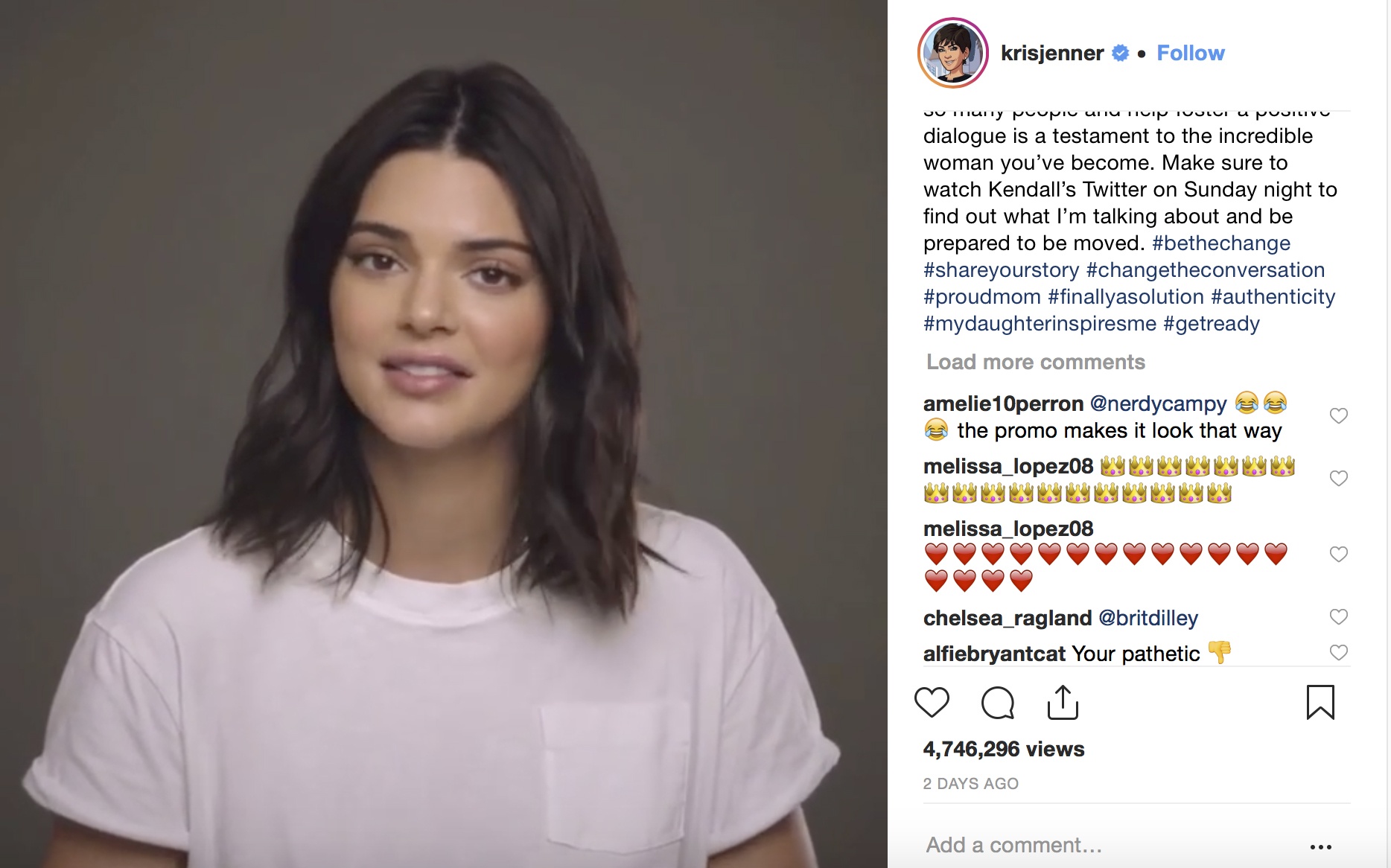 Kendall Jenner bi chi trich anh 1