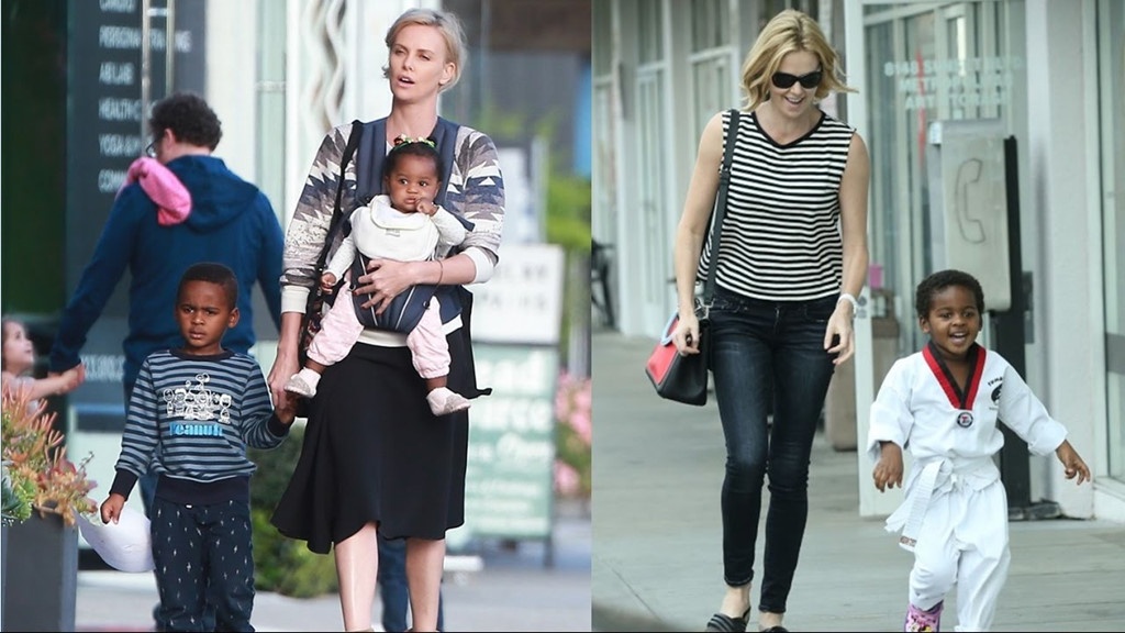 Brad Pitt hen ho Charlize Theron anh 13