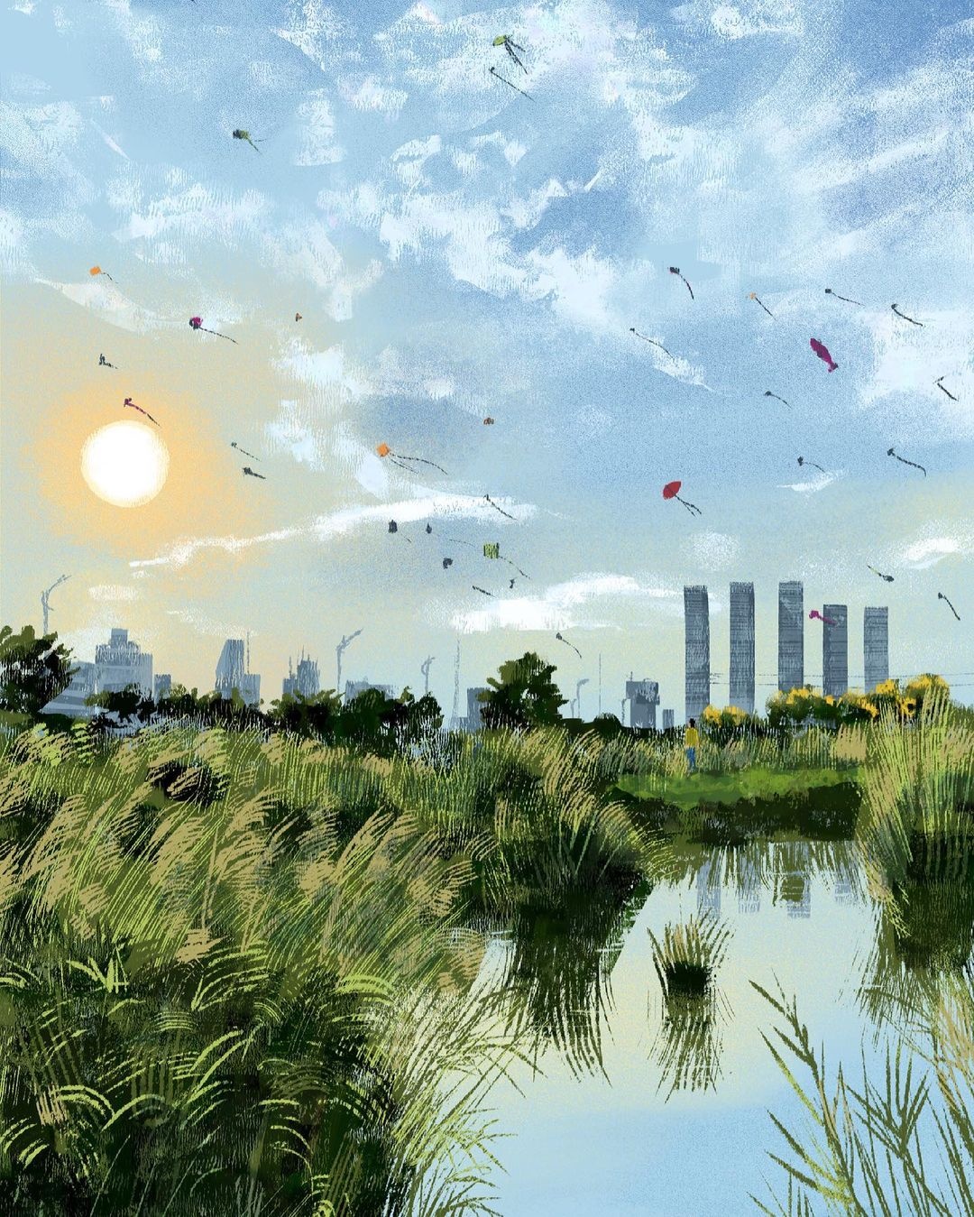 Chàng trai Philippines vẽ 100 bức tranh Sài Gòn ảnh 18 Chang trai Philippines ve 100 buc tranh Sai Gon anh 18