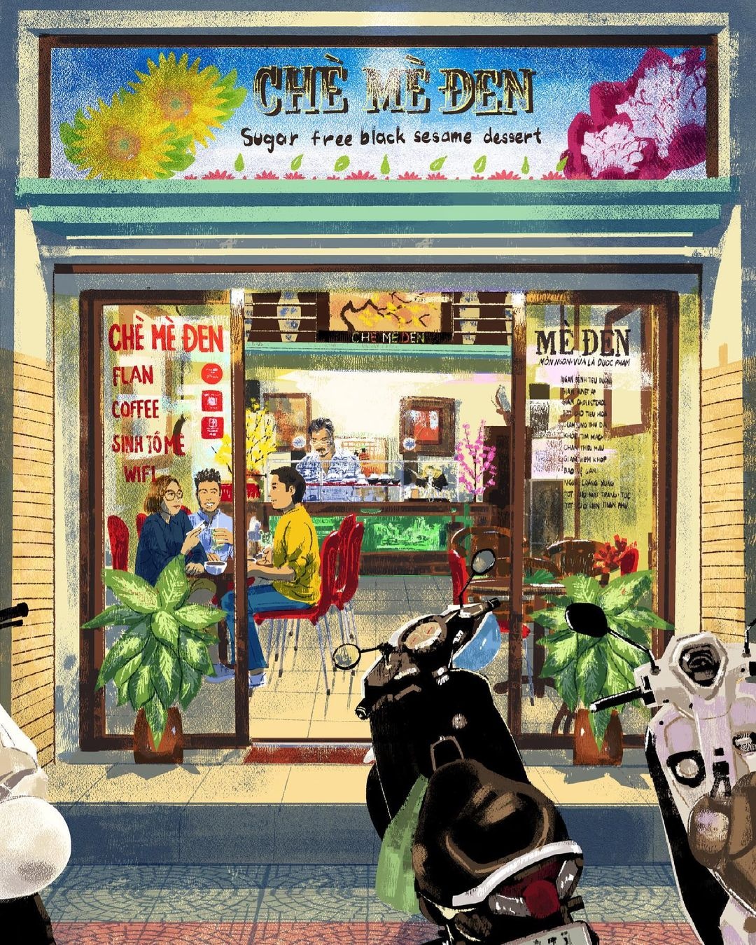 Chàng trai Philippines vẽ 100 bức tranh Sài Gòn ảnh 10 Chang trai Philippines ve 100 buc tranh Sai Gon anh 10