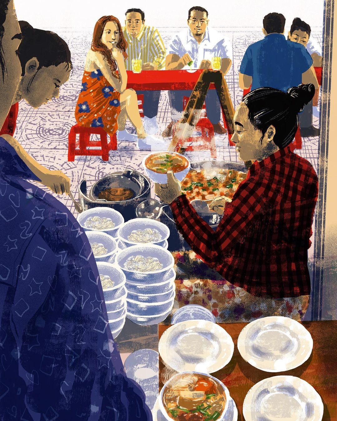 Chàng trai Philippines vẽ 100 bức tranh Sài Gòn ảnh 15 Chang trai Philippines ve 100 buc tranh Sai Gon anh 15