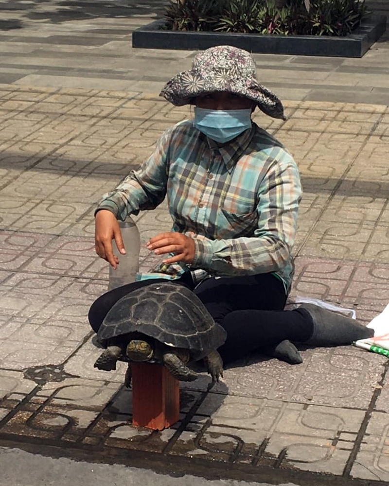 ban rua tren via he TP.HCM anh 1