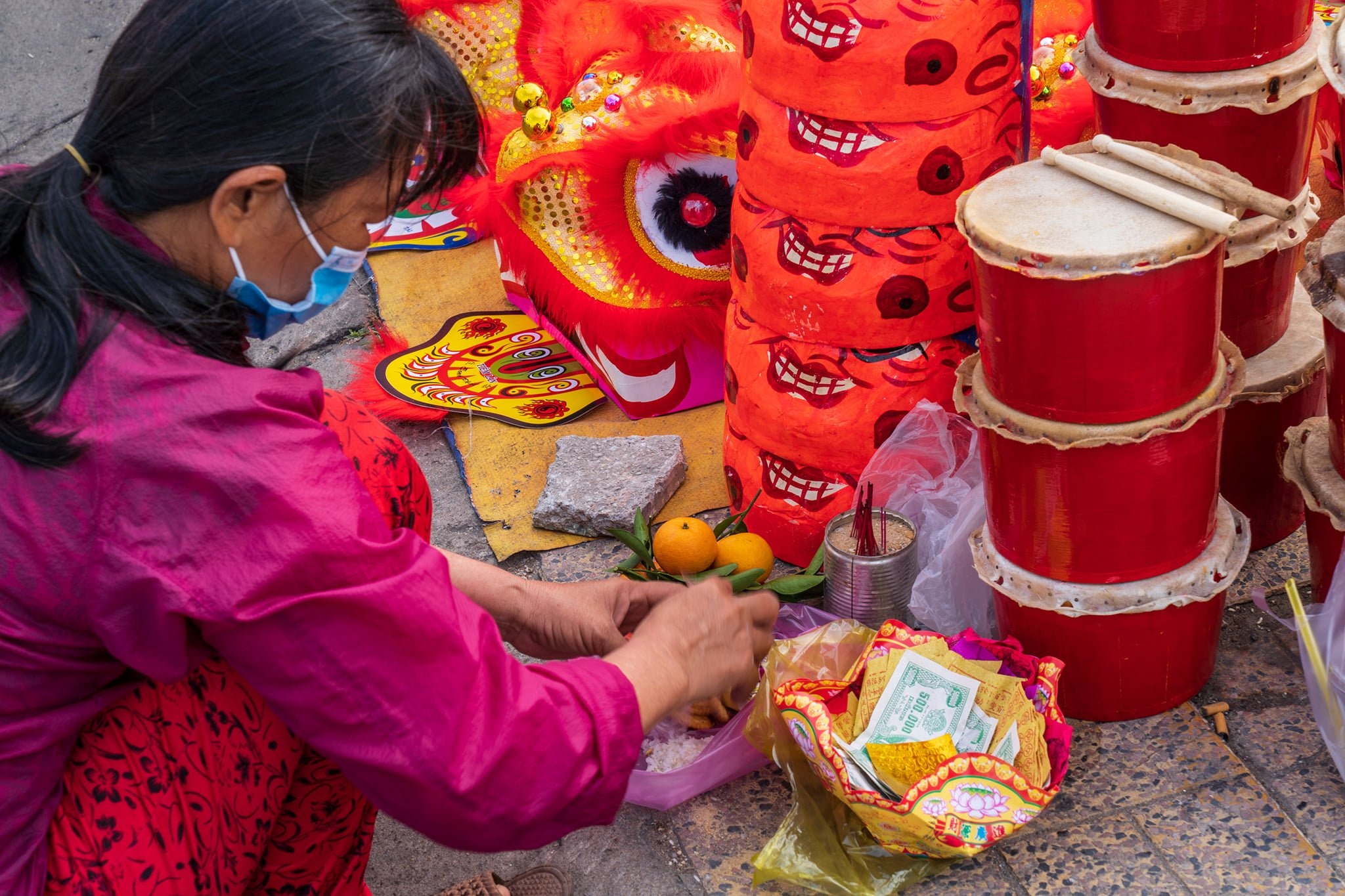 nguoi nuoc ngoai don Tet o TP.HCM anh 11
