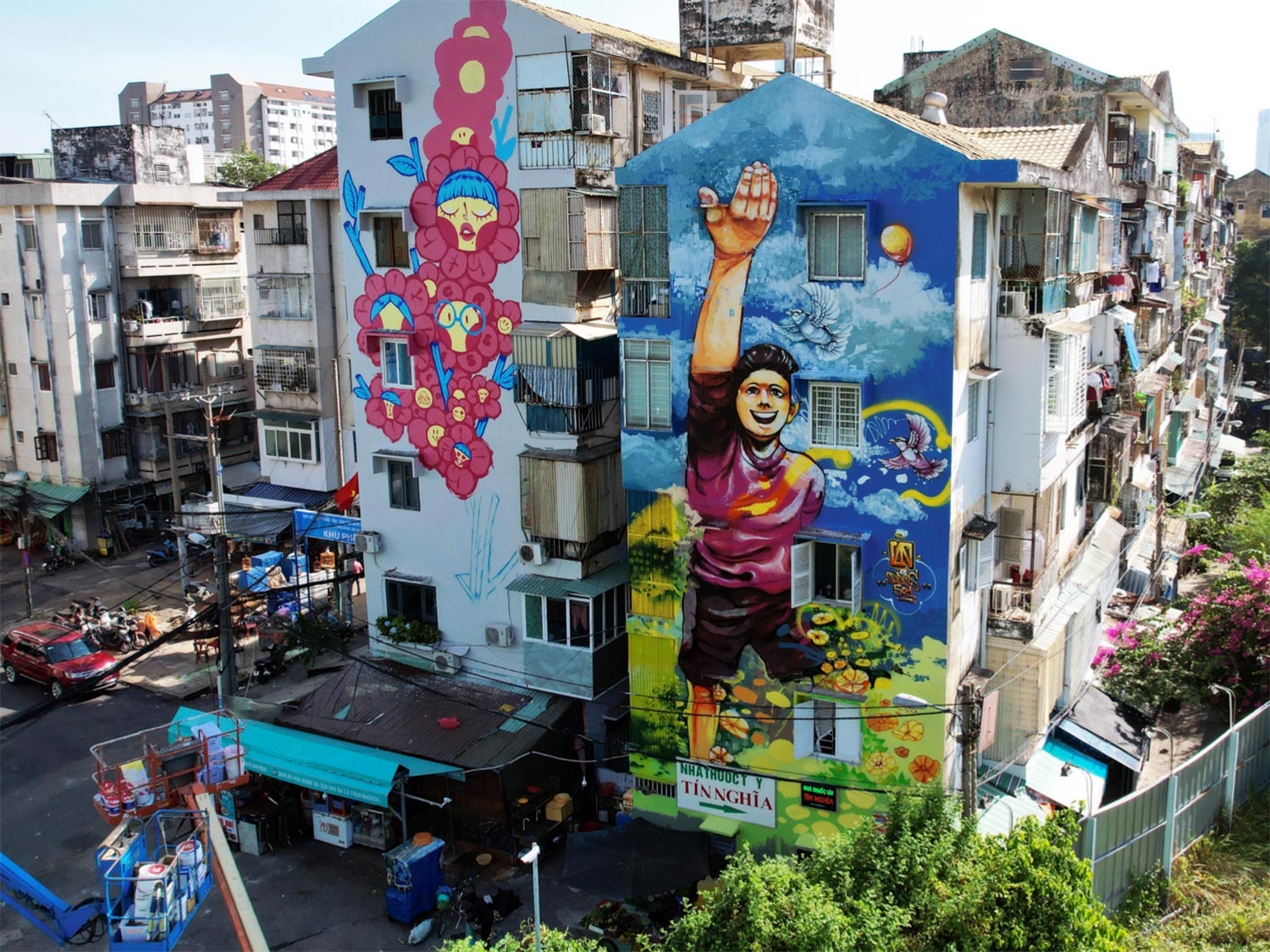 Ve tranh tuong o TP.HCM anh 5