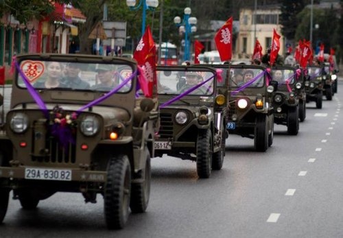 Dam ruoc dau bang toan xe Jeep co o Quang Ninh hinh anh