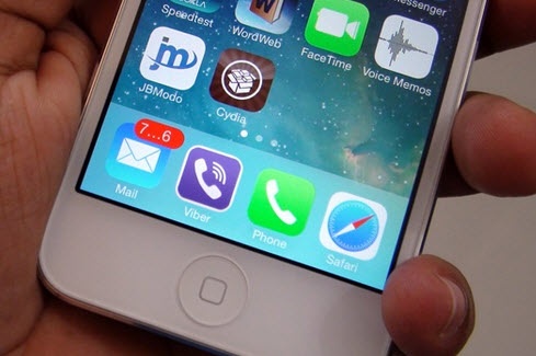 Nang cap iOS 8 cho may iOS 7 cai Cydia hinh anh