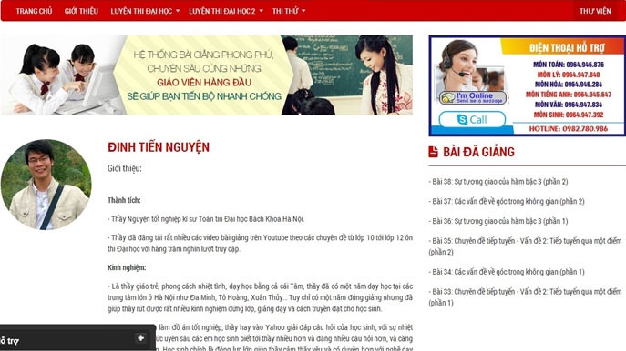 Thanh 'thay giao online' nho Internet hinh anh